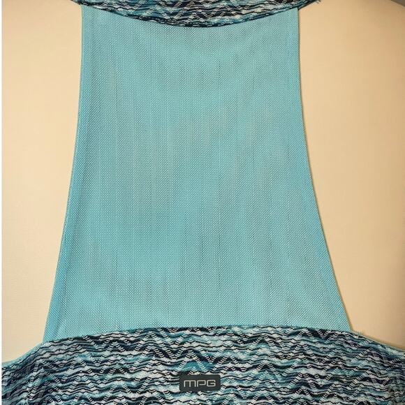 MPG Large Dress Mesh Active Racerback Golf Tennis Blue Pickleball Pockets Vented - Picture 10 of 12